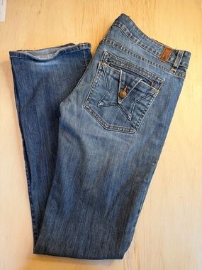 People's Liberation Medium Blue Straight Leg Jeans